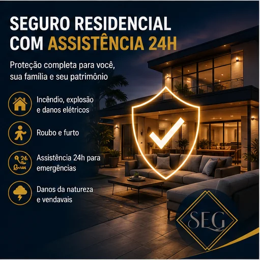 Seguro Residencial com Assistência 24h: Entenda as Coberturas